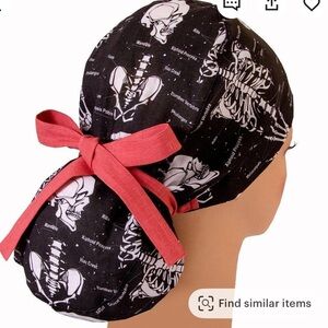 Skeleton scrub cap